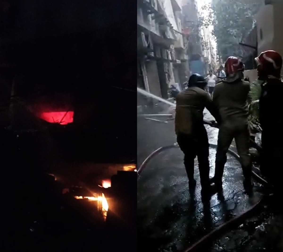 दिल्ली में प्लाईवुड गोदाम में लगी भीषण आग, घटनास्थल पर 21 दमकल गाड़ियां मौजूद